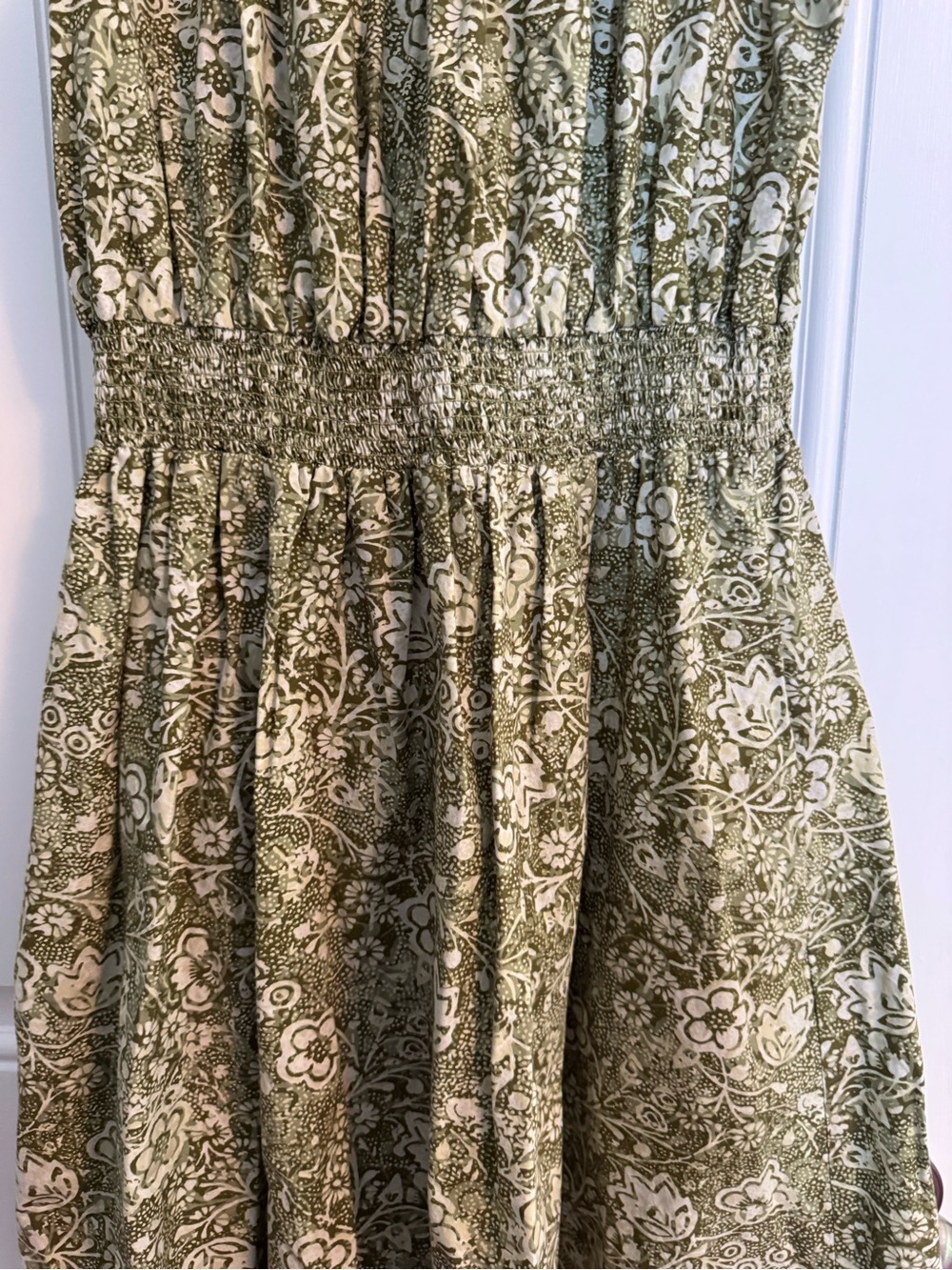 Tuckernuck Olive Green Paisley Maxi Dress - Picture 3 of 5